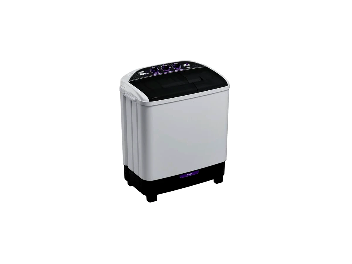 Tanquinho 6 kg batedor no fundo 530W Praxis Twin Tub 2 em 1.