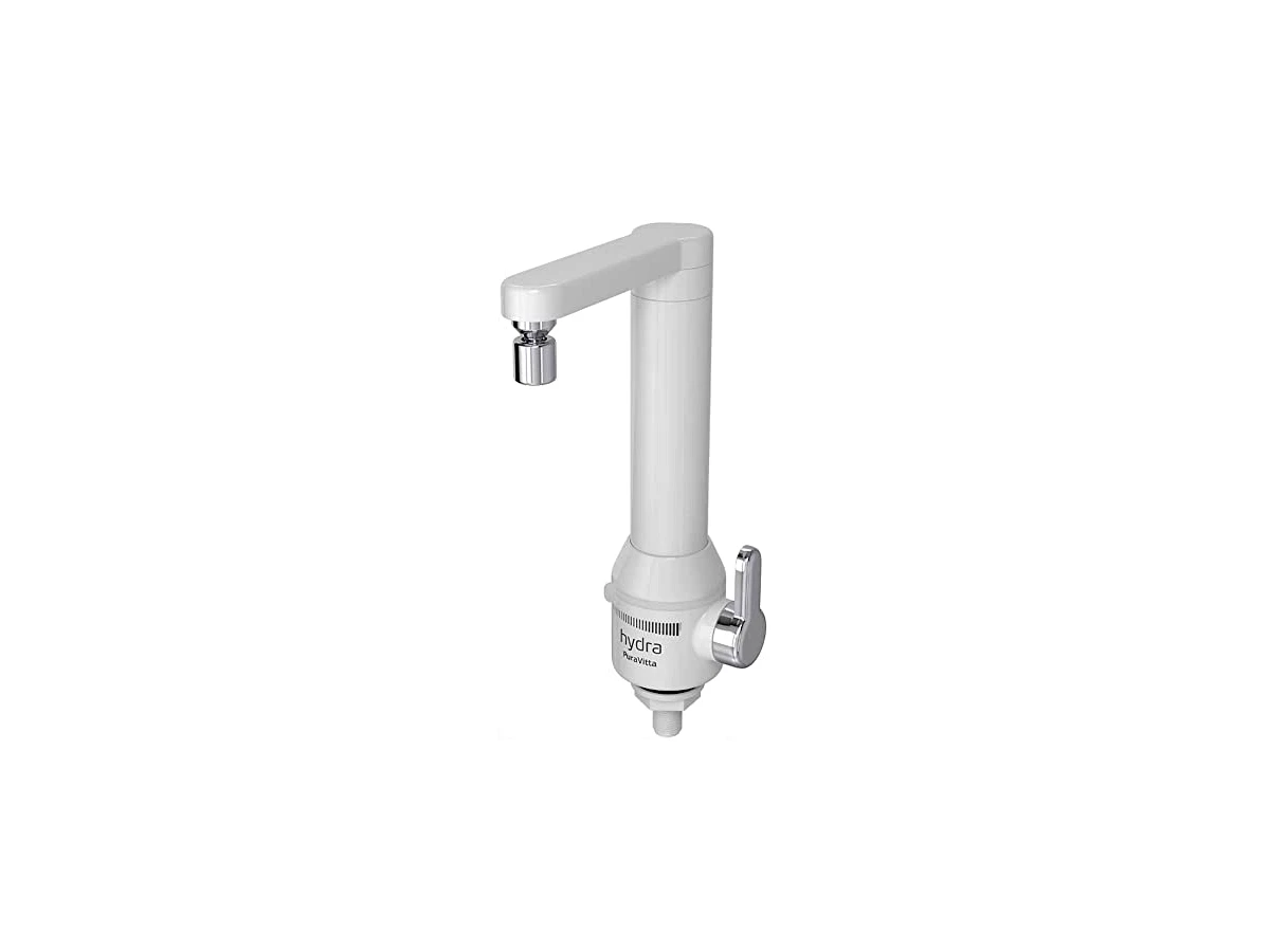 Torneira elétrica eletrônica de bancada 5500W Hydra Puravitta com purificador