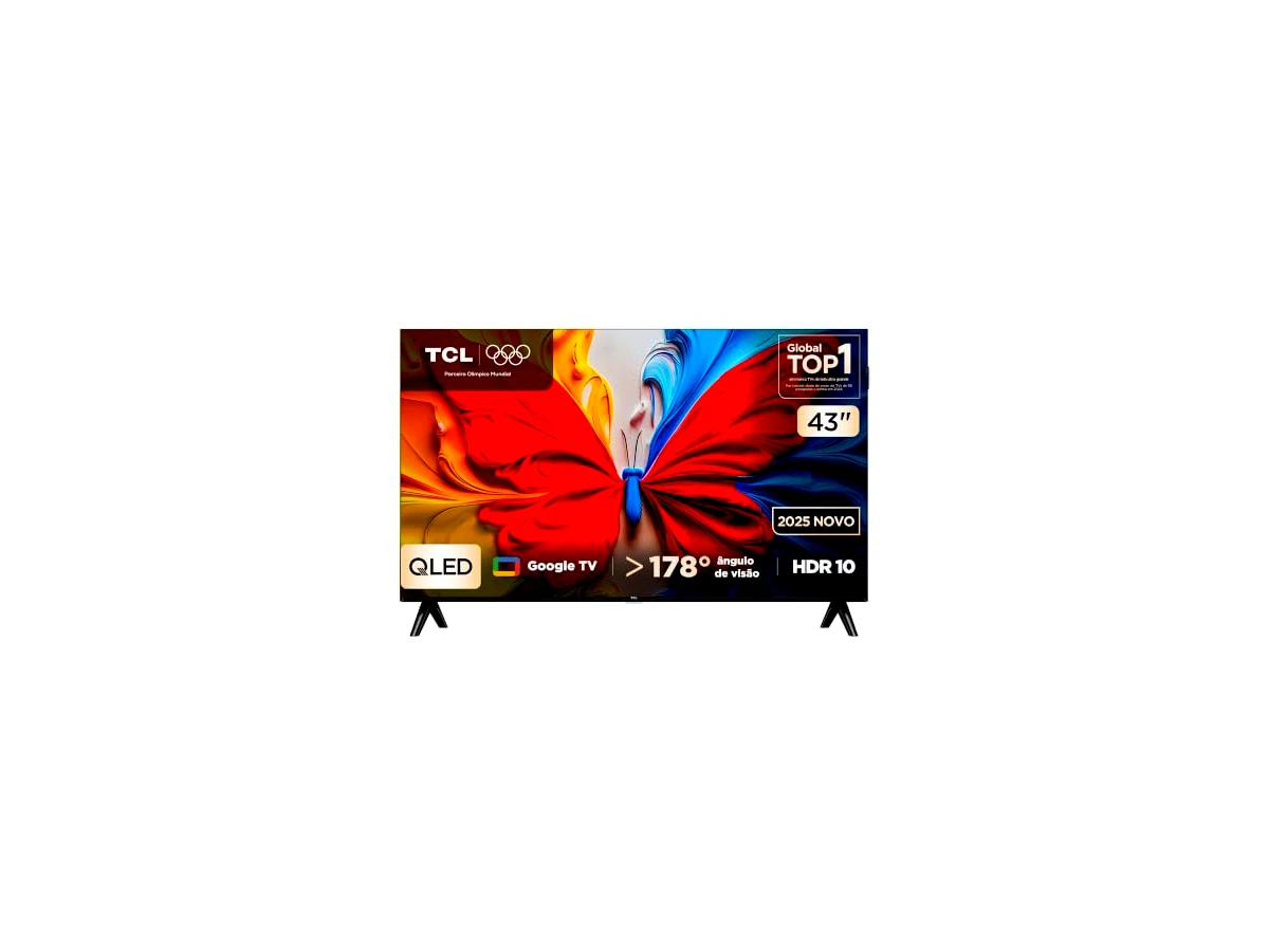 Smart TV 43 polegadas QLED Full HD TCL Google TV S5K