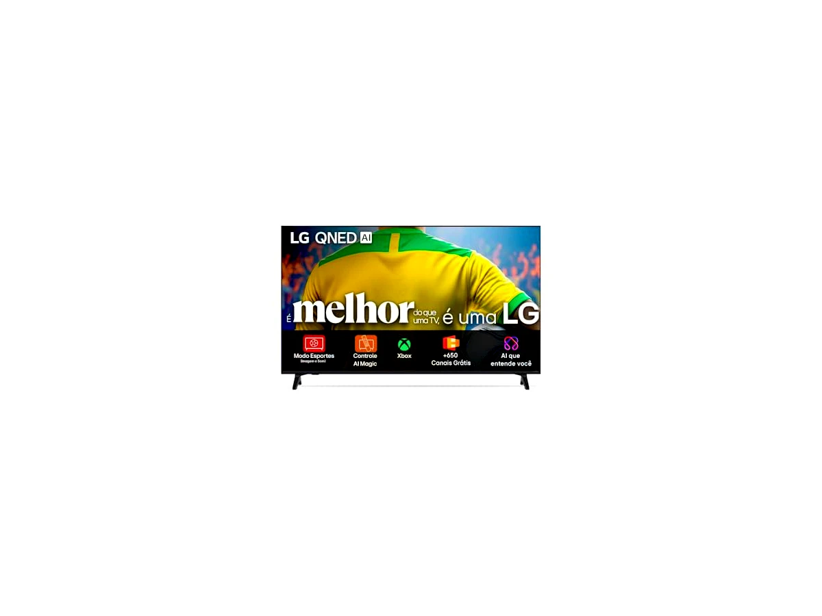 Smart TV 50 polegadas 4K LG QNED AI QNED73