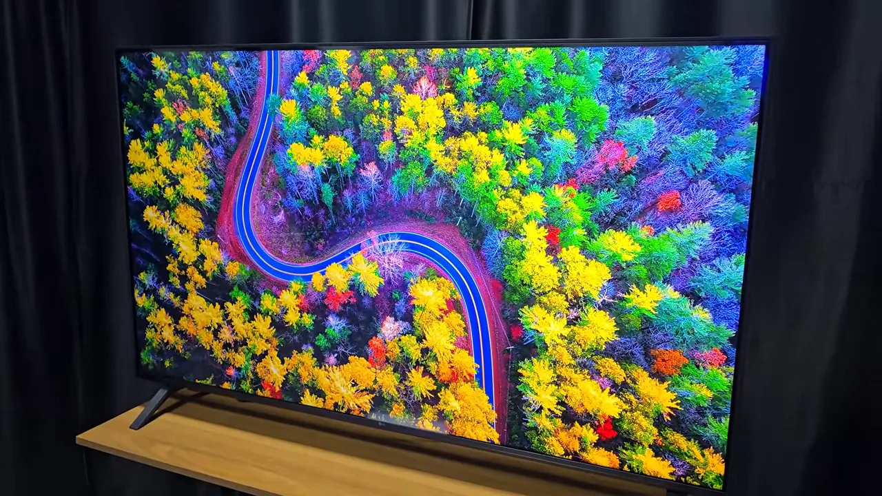 Smart TV 4K LG reproduzindo imagem com alto nível de detalhes