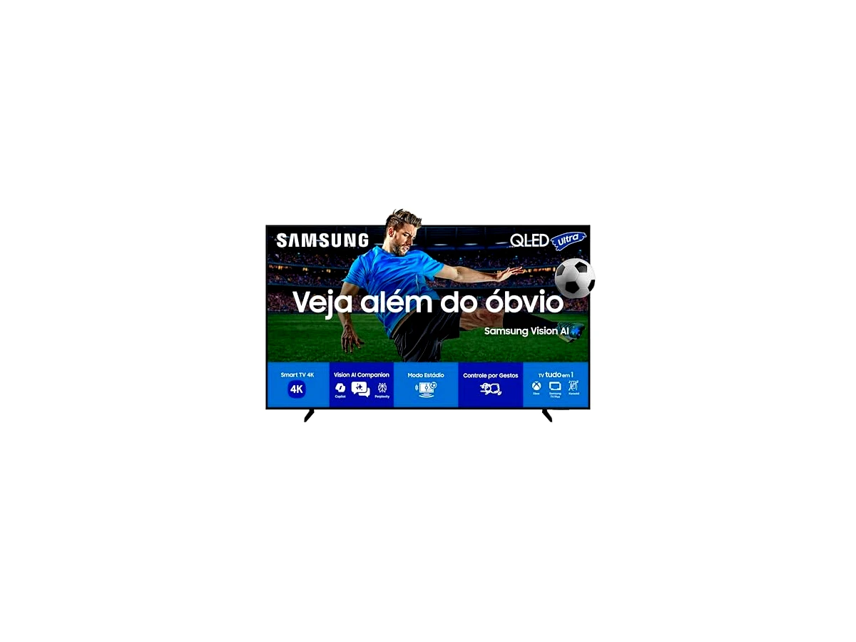 Smart TV 50 polegadas 4K Samsung Vision AI QLED Q7F