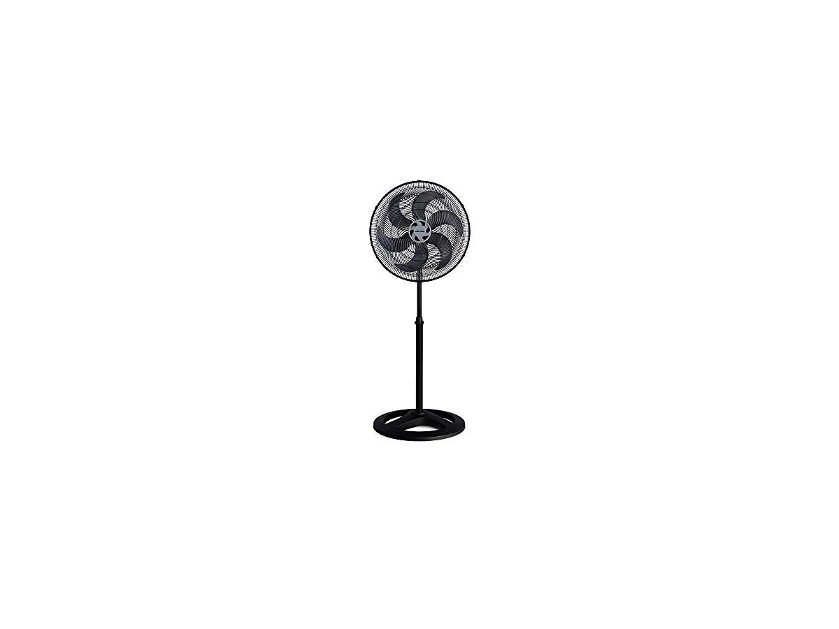 Ventilador de coluna 50cm 6 pás 135W Ventisol Turbo 6 Premium com hélice de 44cm e grade de 51cm especificadas na documentação técnica.