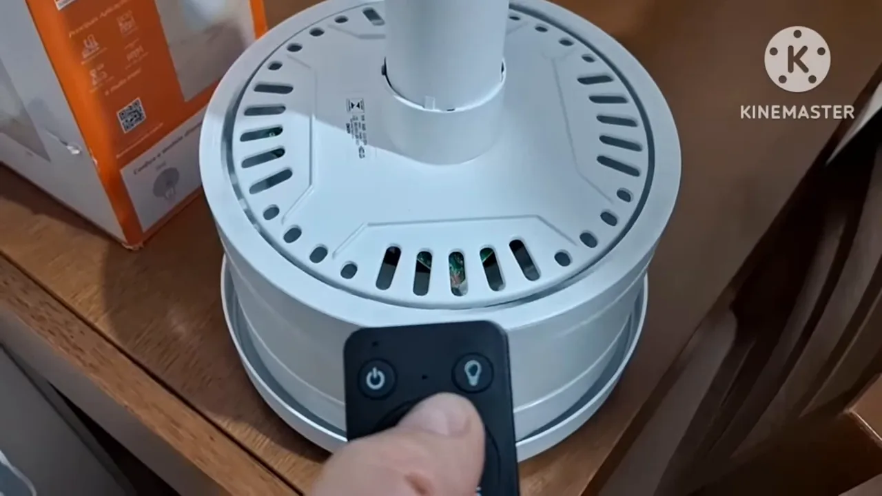 Teste de acionamento do motor do ventilador Arno Ultimate