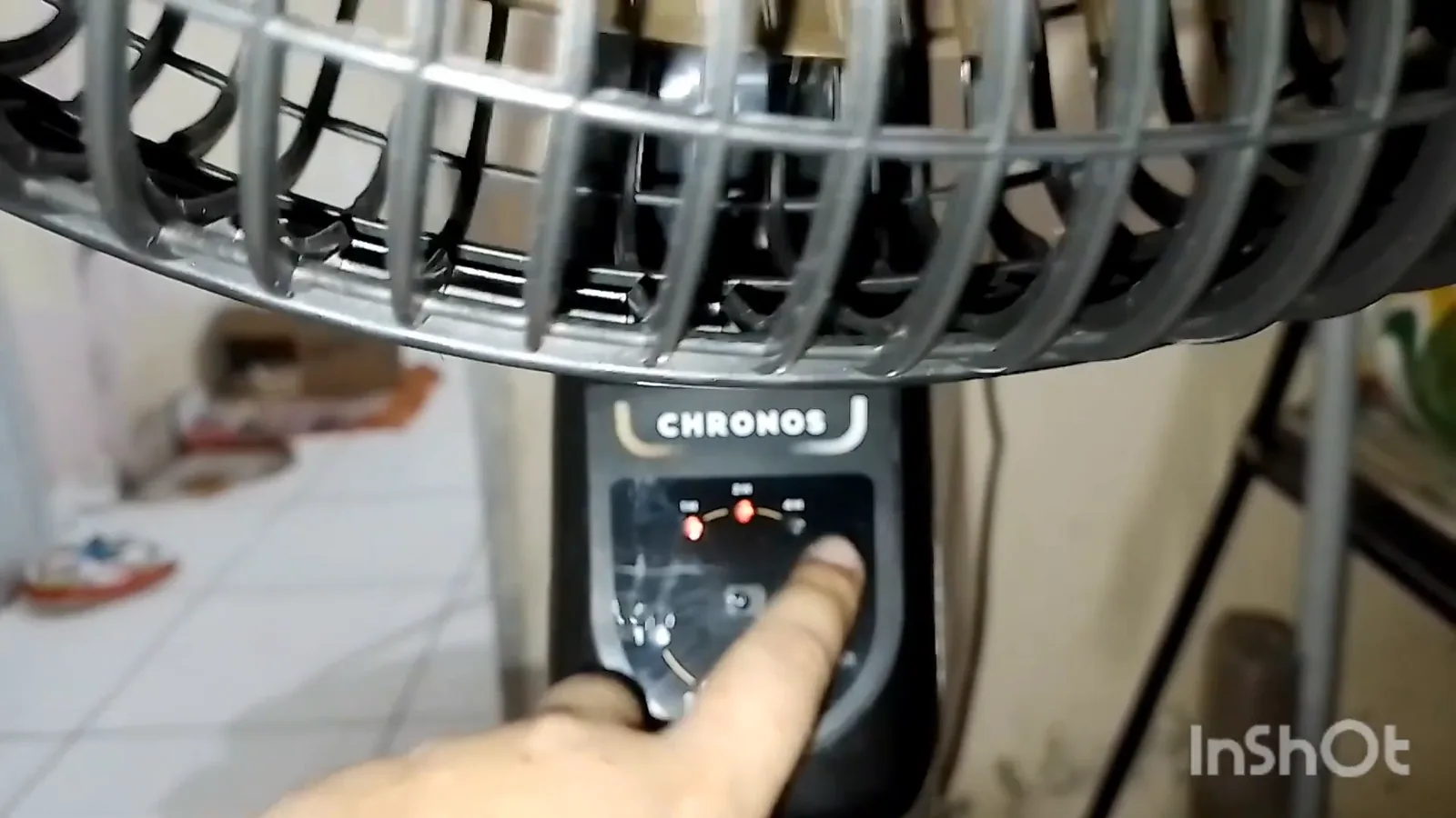 Painel de controle com luzes de temporizador do Mallory Chronos