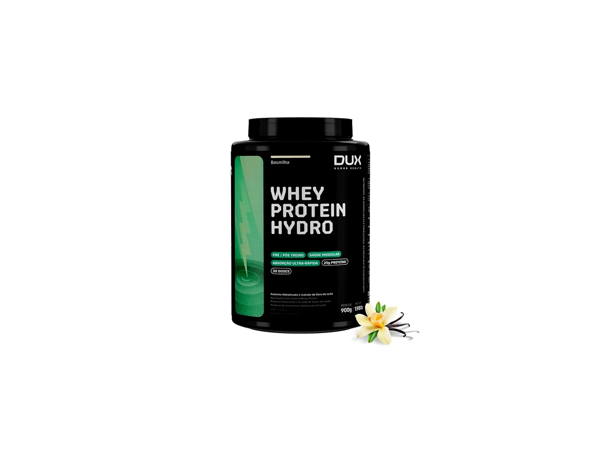 Whey protein hidrolisado 25g de proteína 900g Dux Human Health Whey Protein Hydro