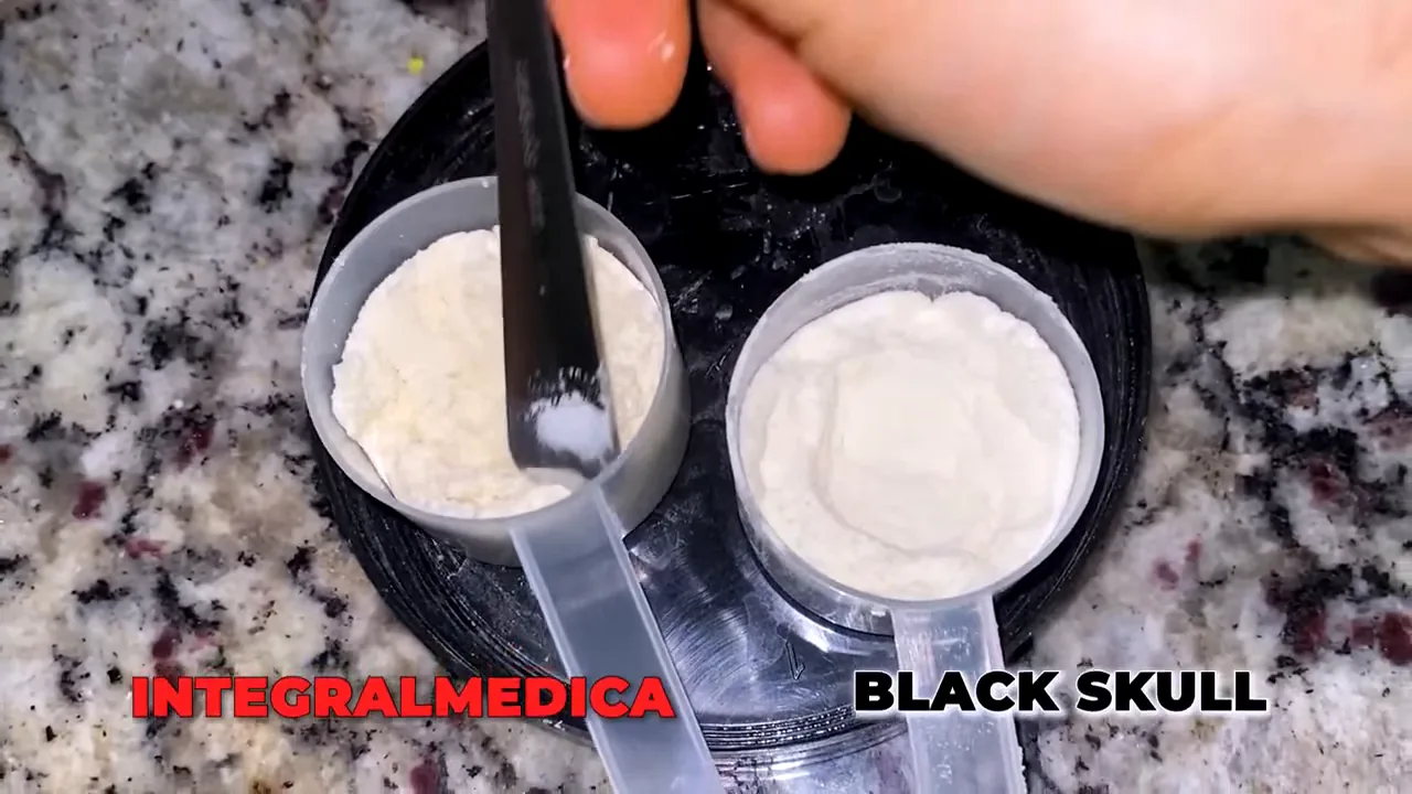 Avaliando textura e consistência do pó de whey protein Integralmédica